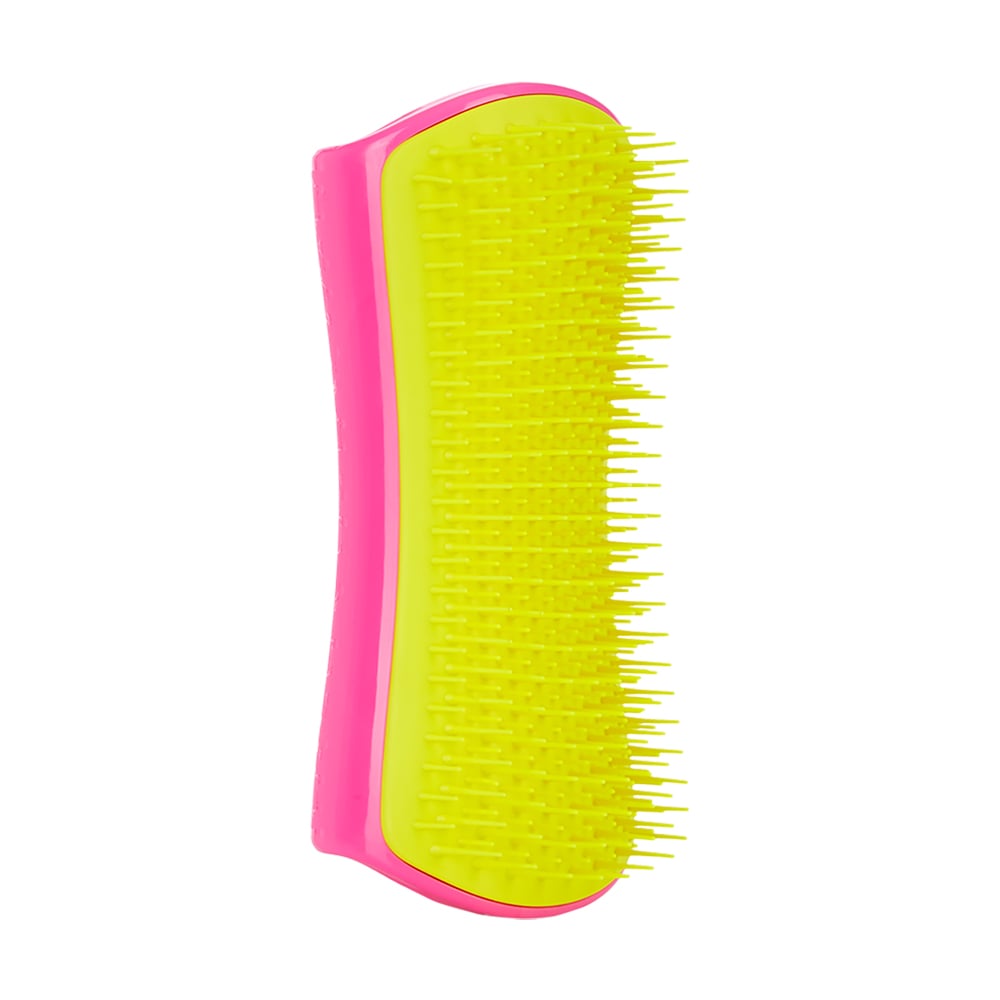 Щітка для розплутування шерсті собак Tangle Teezer Pet Teezer Detangling &amp; Dog Grooming Brush, Pink &amp; Yellow, 14.7*6.4 см, 1 шт